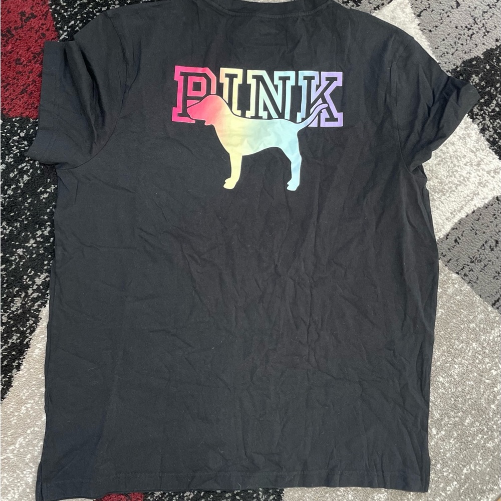 Victoria’s Secret pink campus tee
